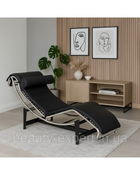 Современная кушетка для релакса ЛЮКСОР BLACK шезлонг для гостиной студии офисных лаунжей-foto5