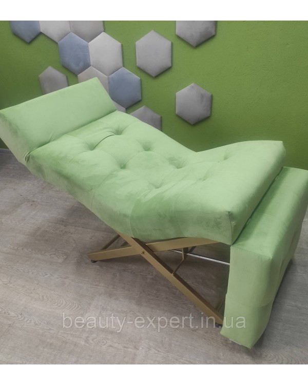 Косметологічна анатомічна кушетка LASHMAKER кушетки з 2 регулюваннями для салону краси Косметологічна анатомічна кушетка LASHMAKER кушетки з 2 регулюваннями для салону краси