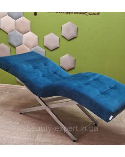 Кушетка для наращивания ресниц с регулируемым подголовником LASHMAKER 2в1 анатомические кушетки для салона-foto2
