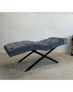 Анатомічна кушетка для нарощування вій LOFT з регульованим підголовником кушетки для лешмейкера MR_04/P-foto2