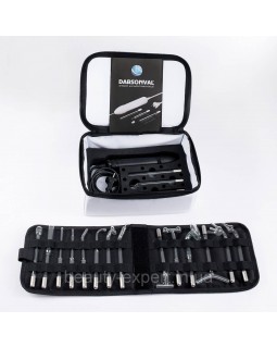 Дарсонаваль із сумкою та набором електродів (17 шт) DARSONVAL Black