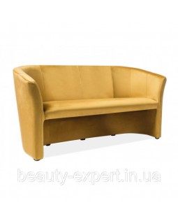 Стильна софа TM-3 VELVET Каррі (BL.68) ідеальний м'який диван для салону офісу та вітальні Стильна софа TM-3 VELVET Каррі (BL.68) ідеальний м'який диван для салону офісу та вітальні