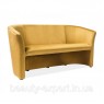 Стильна софа TM-3 VELVET Каррі (BL.68) ідеальний м'який диван для салону офісу та вітальні