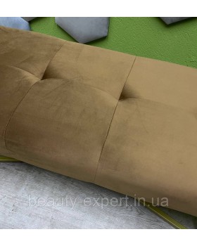 Банкетка Loft на металевих ніжках з м'яким верхом пуф (120*45*h45см) для очікування BR-foto3