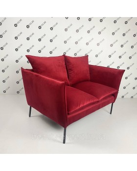 М'який диван для очікування Velour меблі для відвідувачів салонів офісів ресторанів VM235-foto2