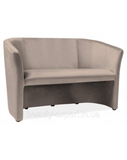 М'яка софа TM-2 VELVET для дому офісу та салону стильна велюрова софа для зони відпочинку очікування або прийомної М'яка софа TM-2 VELVET для дому офісу та салону стильна велюрова софа для зони відпочинку очікування або прийомної