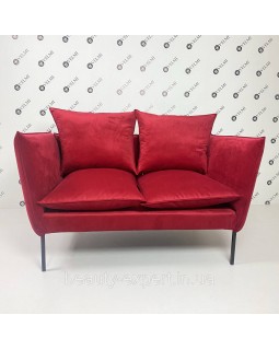 М'який диван для очікування Velour меблі для відвідувачів салонів офісів ресторанів VM235 Меблева тканина М'який диван для очікування Velour меблі для відвідувачів салонів офісів ресторанів VM235 Меблева тканина
