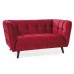 Сучасний диван для очікування CASTELLO 2 VELVET BL.59 з ніжками венге двомісний для клієнтів Сучасний диван для очікування CASTELLO 2 VELVET BL.59 з ніжками венге двомісний для клієнтів