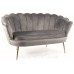 Софа CAMELLIA 2 VELVET комфортний двомісний диван на золотих ніжках для зони очікування Софа CAMELLIA 2 VELVET комфортний двомісний диван на золотих ніжках для зони очікування