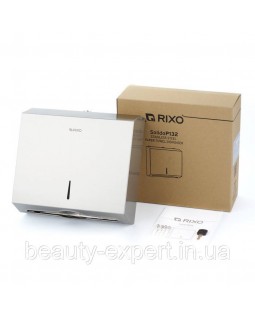 Диспенсер під паперові рушники Z/W складання Rixo Solido P132 корпус з нержавіючої сталі з ключем-foto4