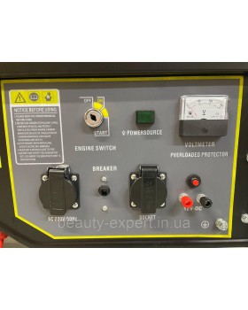 Бензиновий газовий генератор 5-5,5 кВт 1 фазний TANTA H6500 генератори з мідною обмоткою-foto5