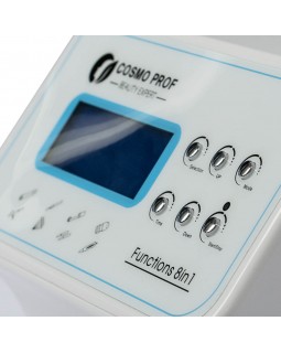 Косметологический комбайн Beauty Expert 8.1 Blue:скрабер+электрпорация+RF+мезо+крио-foto2