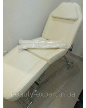Кушетка косметологическая трех-секционная с механической регулировкой-foto3