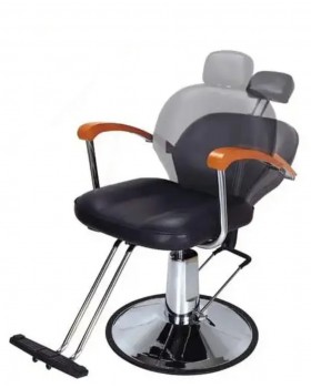 Парикмахерское Мужское кресло для стрижки BARBER B-0335 Кресла парикмахерские с подголовником для салона-foto2