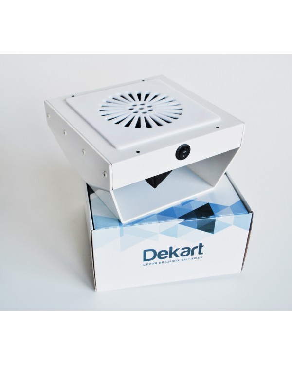 Встроенная вытяжка для маникюрного стола Dekart 4 (белая) врезные маникюрные вытяжки пылесосы для педикюра Встроенная вытяжка для маникюрного стола Dekart 4 (белая) врезные маникюрные вытяжки пылесосы для педикюра