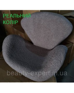Сучасне крісло СВАН на металевій хрестовині м'яке крісло для зони очікування та офісу-foto7