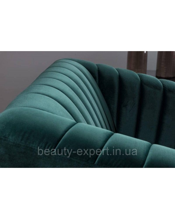 Крісло для клієнтів ASPREY 1 VELVET BL.78 ніжки венге Широке м'яке крісло для зони очікування Крісло для клієнтів ASPREY 1 VELVET BL.78 ніжки венге Широке м'яке крісло для зони очікування