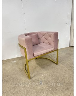 М'яке стильне крісло Loft для відвідувачів КР-07-Г_MR-foto8