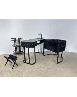 Крісло для очікування Loft м'яке крісло з металевим каркасом КР-07Д_MR-foto9