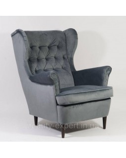 М'яке крісло Harry Velvet BL.14 комфортне крісло з високою спинкою для вітальні кабінету або студії краси-foto2