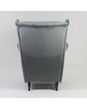М'яке крісло Harry Velvet BL.14 комфортне крісло з високою спинкою для вітальні кабінету або студії краси-foto5