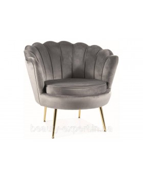 Дизайнерское кресло CAMELLIA 1 VELVET BL.14 с ножками золотого цвета для гостиной кабинета Дизайнерское кресло CAMELLIA 1 VELVET BL.14 с ножками золотого цвета для гостиной кабинета