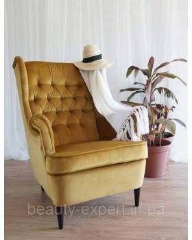 HARRY VELVET BL.68 - кресло с глубокой посадкой для чтения и отдыха-foto2