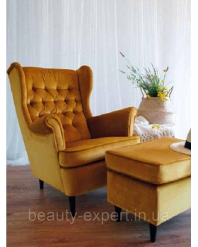 HARRY VELVET BL.68 - кресло с глубокой посадкой для чтения и отдыха-foto3