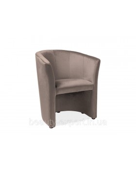 М'яке напівкругле крісло для гостей TM-1 VELVET BL.28 крісла для кабінету офісу салону краси М'яке напівкругле крісло для гостей TM-1 VELVET BL.28 крісла для кабінету офісу салону краси