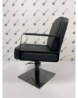Перукарське крісло гідравлика на чорному квадраті Bronx VM870-foto4