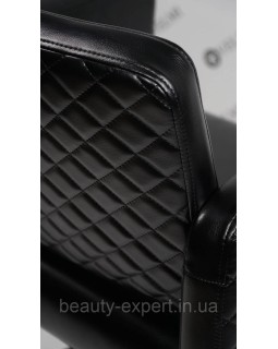 Стильне зручне перукарське крісло Polo Lux крісло перукарське з регулюванням висоти VM884 Чорний диск-foto6