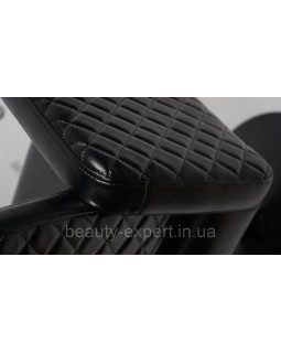 Стильне зручне перукарське крісло Polo Lux крісло перукарське з регулюванням висоти VM884 Чорний диск-foto7