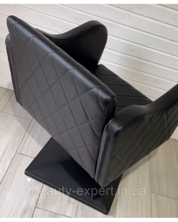 Стильне перукарське крісло KETRIN BLACK крісло майстра перукаря