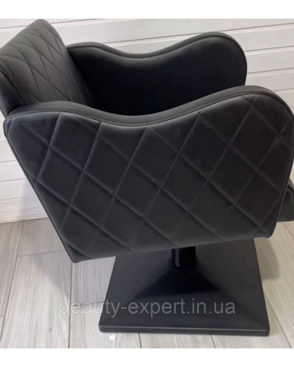 Стильне перукарське крісло KETRIN BLACK крісло майстра перукаря