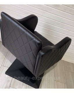 Стильне перукарське крісло KETRIN BLACK крісло майстра перукаря-foto7