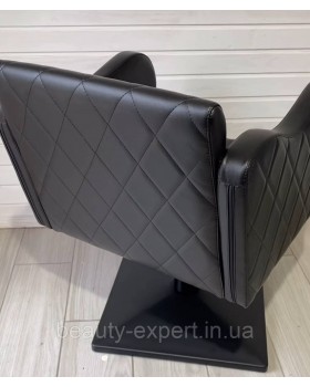 Стильне перукарське крісло KETRIN BLACK крісло майстра перукаря-foto6
