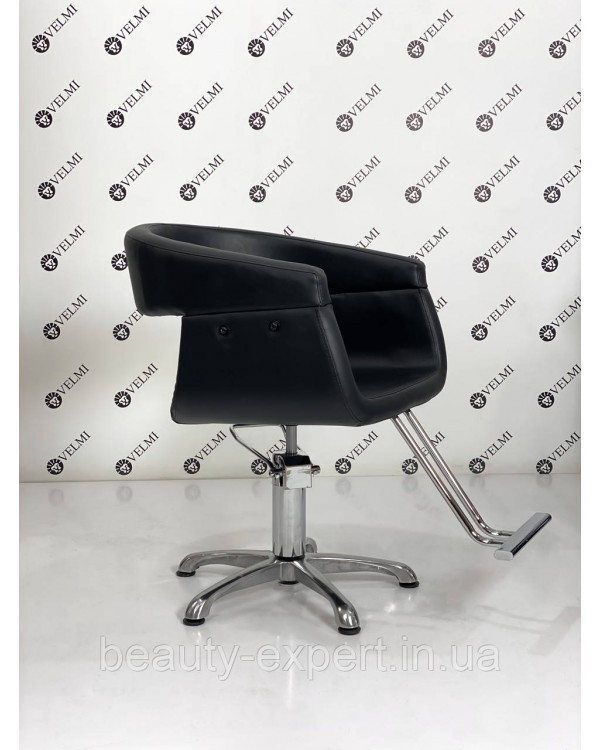 Перукарське крісло Charly на гідравліці з підставкою для ніг крісла для клієнтів перукаря VM 891 Перукарське крісло Charly на гідравліці з підставкою для ніг крісла для клієнтів перукаря VM 891