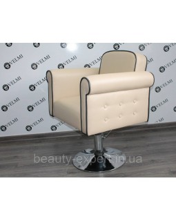 Перукарське крісло на гідравлічному витягу Perfetto Диск хром-foto3