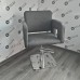 Парикмахерское кресло ГИДРАВЛИКА + ДИСК для клиентов парикмахера Silver VM871 квадрат плоский