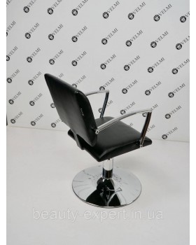 Парикмахерское кресло ГИДРАВЛИКА STELLA VM839 Диск хром-foto2
