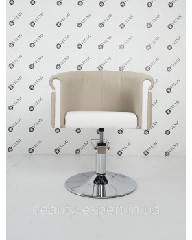 Кресло парикмахерское на гидравлике для салонов красоты OBSESSION VM856 Диск хром-foto3