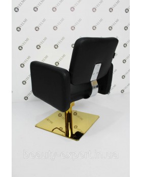 Крісло для клієнта для перукаря салону краси Olimp VM835 Гідравліка, Квадрат золото-foto5
