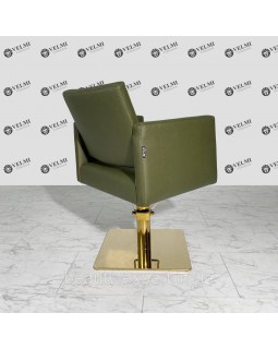 Гідравлічне перукарське крісло Sheryl VM841_Nube39 Квадрат золото-foto4