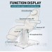 Стационарная кушетка косметологическая электрическая (3 мотора) кресло-кушетка для врачей косметологов L337- W Стационарная кушетка косметологическая электрическая (3 мотора) кресло-кушетка для врачей косметологов L337- W