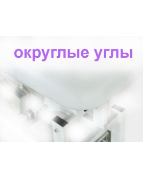 Масажний стіл кушетка на электромотре білого кольору DM-268A з отвором для обличчя-foto4