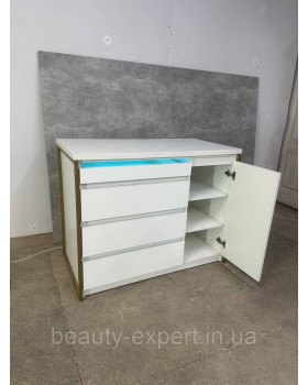 Тумба комод для салонів краси КОМ-02 функціональний комод з УФ шухлядою-foto6