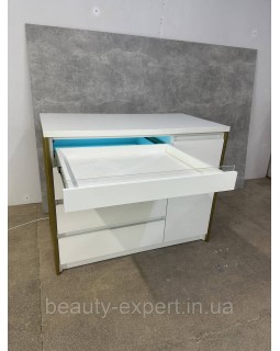 Тумба комод для салонів краси КОМ-02 функціональний комод з УФ шухлядою-foto8