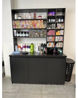 Перукарська шафа-стелаж для фарб COLOR BAR VM 528_black Лабораторія для фарбування-foto3