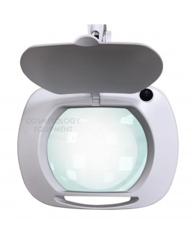 Лампа для косметолога на струбцине с LED подсветкой (холодный свет) 6030 Led (3 диоптрии 12W) для косметологии-foto2