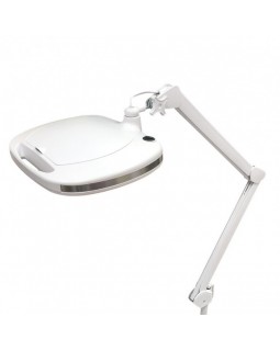 Лампа для косметолога на струбцине с LED подсветкой (холодный свет) 6030 Led (3 диоптрии 12W) для косметологии-foto7
